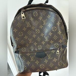 Louis Vuitton Palm Springs Backpack Mini Brown Canvas Monogram